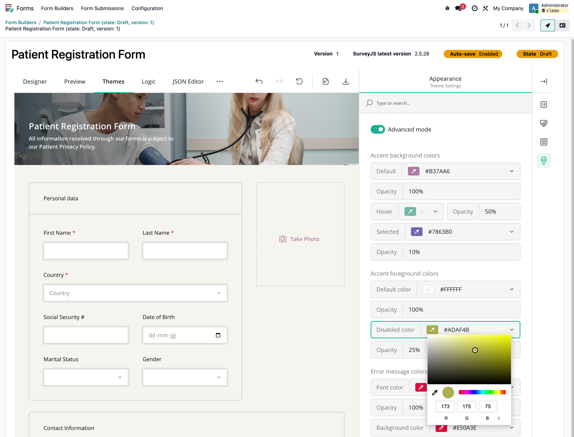 Nova Forms - Form Builder & Forms App for Odoo